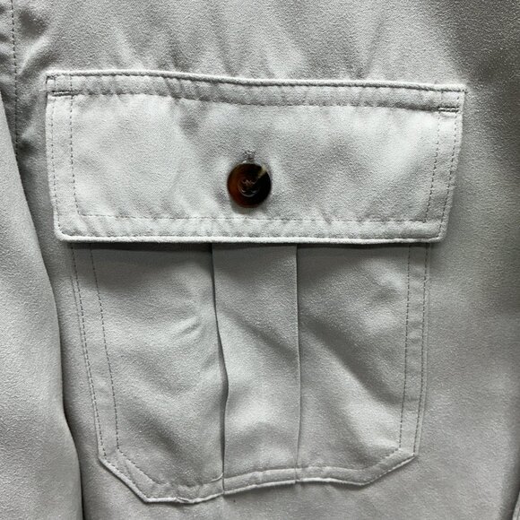 LARGE MENS LONG SLEEVE BUTTON DOWN FRONT NWT - Picture 3 of 14